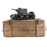 Taigen KV-2, Black edition in der Metall-Edition 1:16 mit BB-Einheit, V3 Platine und Transportbox aus Holz