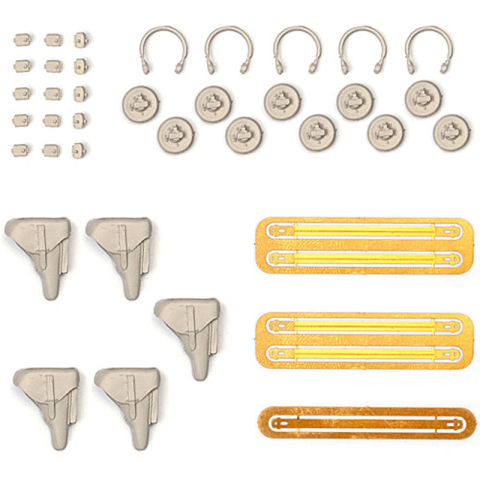 SOL - 1/16 Kopfhörer mit Halsmikrofon und P08-Holster für Dt. Panzerbesatzung, mehrteiliges Set