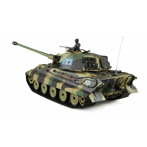 Heng Long King Tiger with Henschel turret, version camouflage, 1:16 w ...