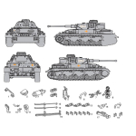 Panzer IV - pièce détaché nr. 10 de Heng Long au 1/16