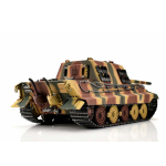 Taigen Jagdtiger, Version Tarn in der Metall-Edition 1:16 mit KWK Rauchmodul, BB-Einheit, Platine V3 und Transportbox aus Holz