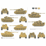 Tiger I Decal / Aufkleber Set