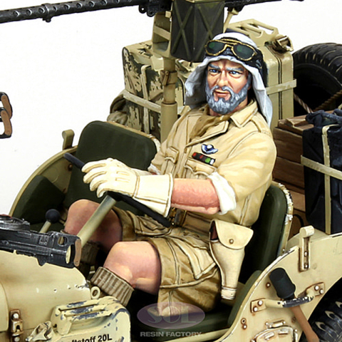 SOL - 1/16 British SAS 1/4 t Pilote des voiture de Patrouille