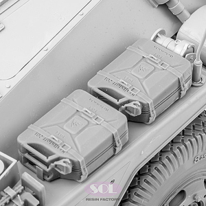 SOL - 1/16 Dt. Wehrmacht jerrycan rangé pour leau...