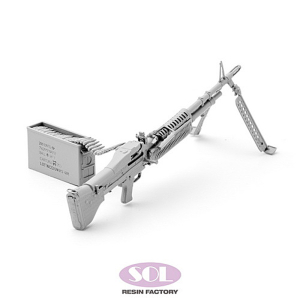 SOL - 1/16 U.S. Machine gun M60, made of resin