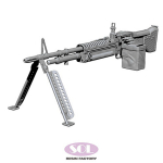 SOL - 1/16 U.S. Machine gun M60, made of resin