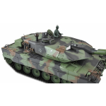 V7 Heng Long Leopard 2A6, Version Tarn in 1:16 mit BB-Einheit/IR-System, Schwingarme aus Metall, Stahlgetriebe