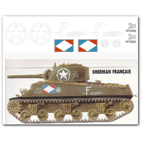 Sherman M4A3 - 2. Reg. de Cuirassiers 3. Inf.Div. Algérienne